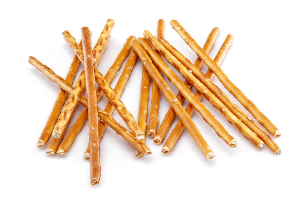 istock Stick cracker, pretzel, isolated on white 1166972860