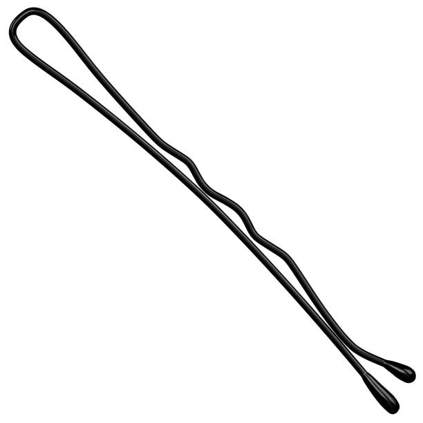 istock Black metal hairpin 1166973099