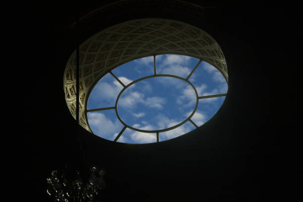 istock Window Eye of Beef  Indoor shot  Ancient architecture 1166979076