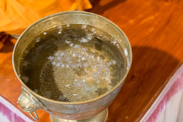 istock holy water in wedding ceremony.Thai wedding Object. watering relaunch. 1166979445