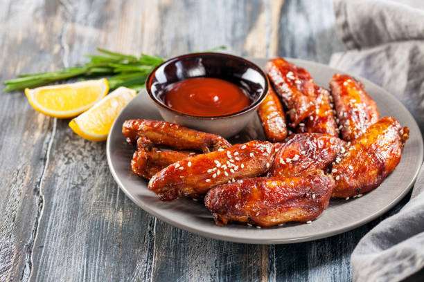 istock Baked chicken wings 1166982551