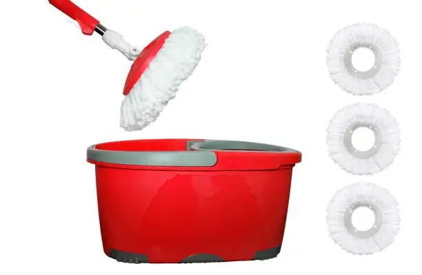 Photo of Mop Stick , Mop Rod 360 Degree Rotating Wet & Dry Mop with bucket