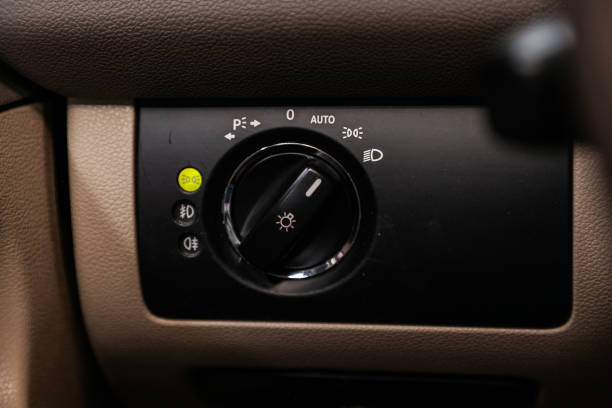 istock details and controls of modern car. 1166988254