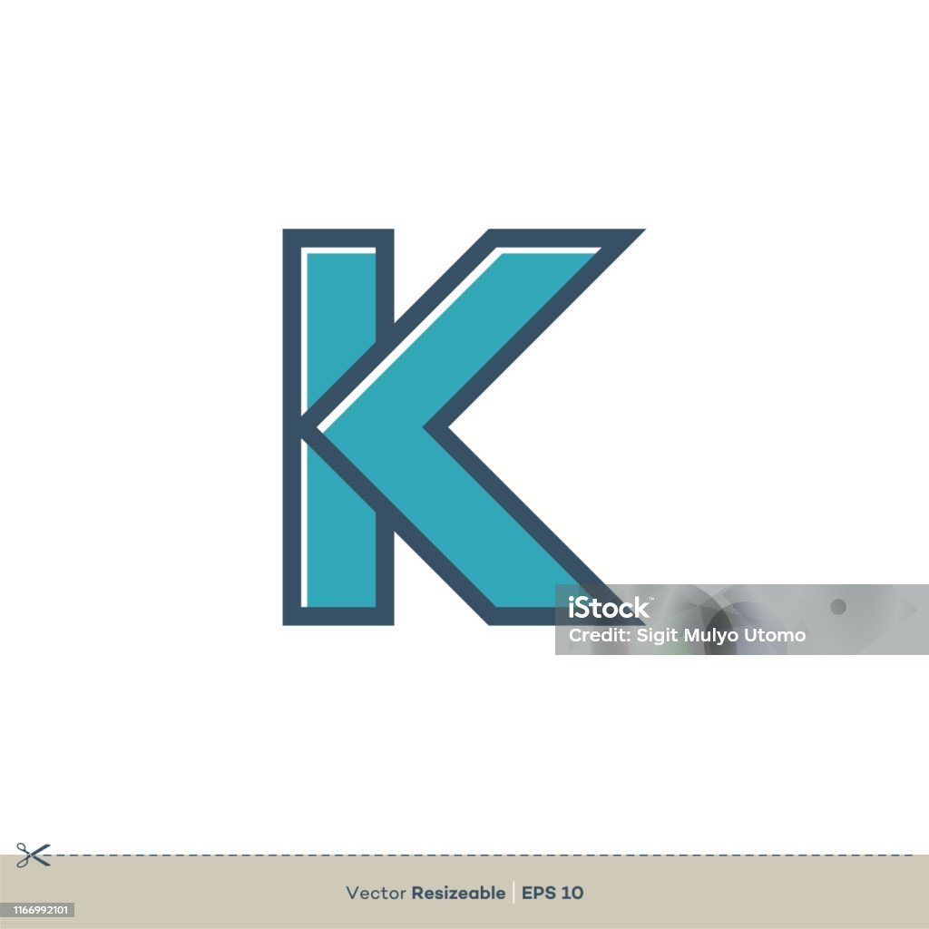 K Letter Logo Template Illustration Design Vector Eps 10 Stock ...