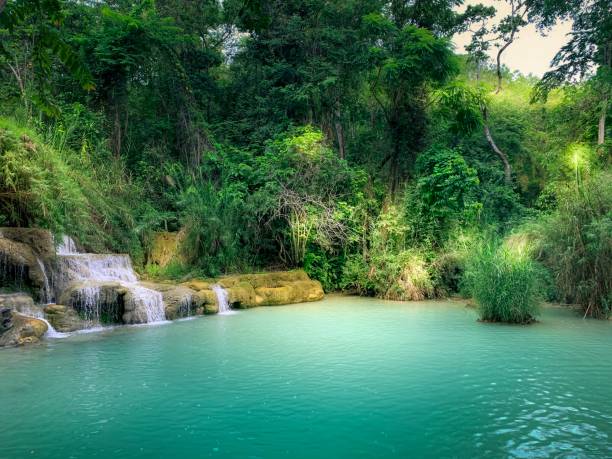 istock Kuang Si Falls in Laos 1166999088