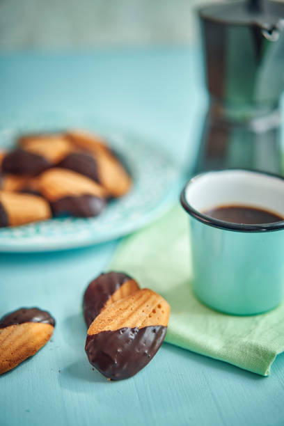 istock Madeleine Cakes with Dark Chocolate 1167001338