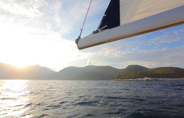 istock Sailing between Tassos, Samothrace and Limnos island, Greece 1167005825