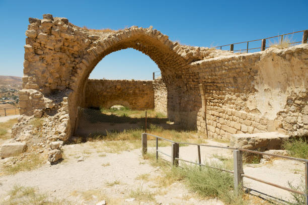 istock Medieval crusaders castle in Al Karak, Jordan. 1167008086