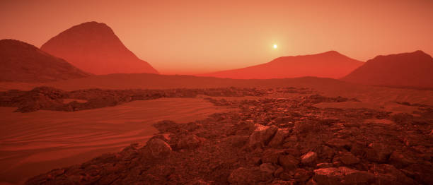 Great day on Mars a great day on Mars (3d rendering) mars stock pictures, royalty-free photos & images