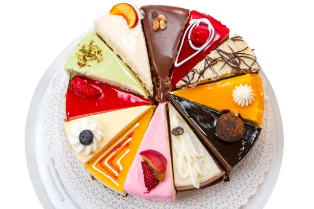 istock Twelve different pieces of cake on a napkin 1167020462
