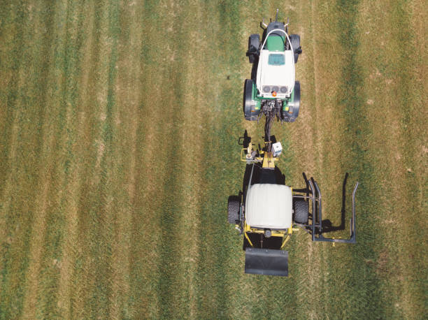 istock Agricultural machinery - Aerial view 1167021802