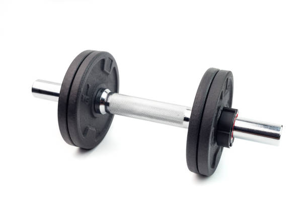istock metal dumbbell isolated on white background 1167023941