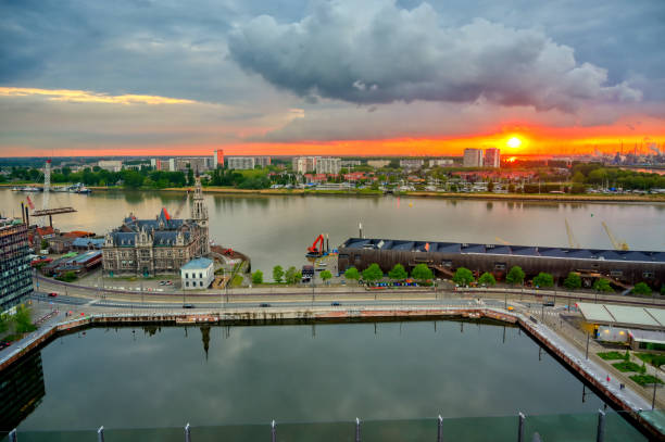 istock Port of Antwerp in Antwerp, Belgium 1167026083