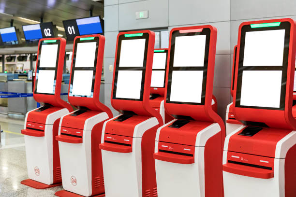 istock Self Check In Machine in Airport 1167030901