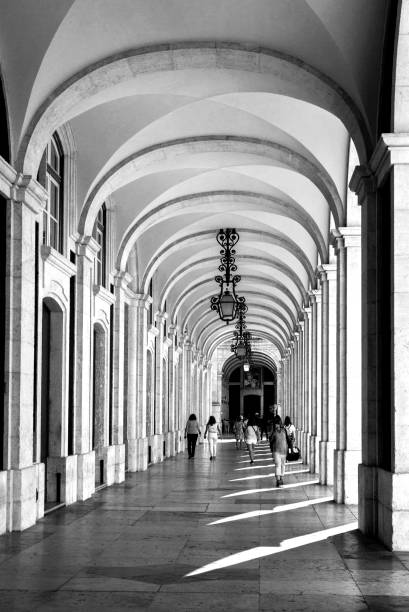 istock Lisbon Arcade of Commerce Square 1167031781