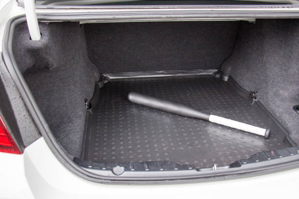 istock Plastic baseball-bat in the luggage compartment 1167032745