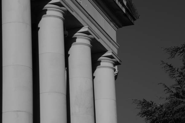 istock Columns At The Washington State Capitol Building In Black And White 1167042596