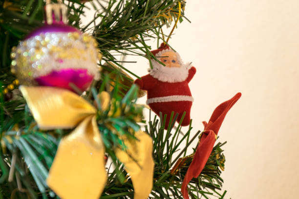 istock Christmas tree decorated with beautiful toys 1167043444
