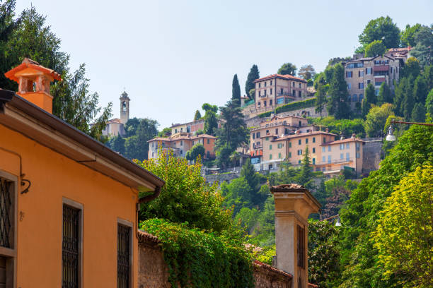 istock Panoramic view over Old Town Citta Alta, Bergamo, Italy 1167044882