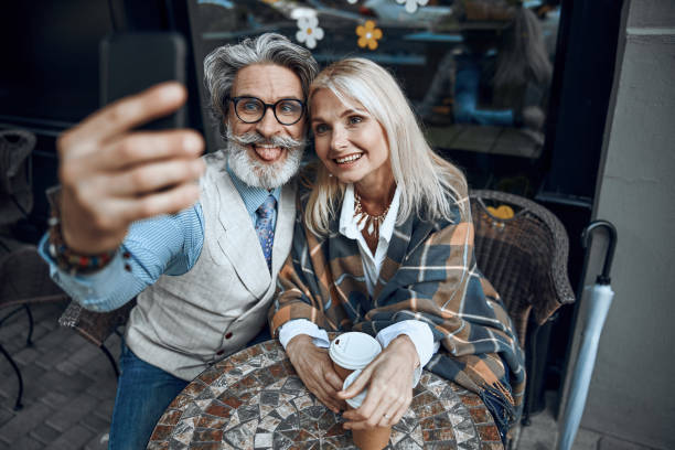 istock Making funny face for selfie stock photo 1167044936