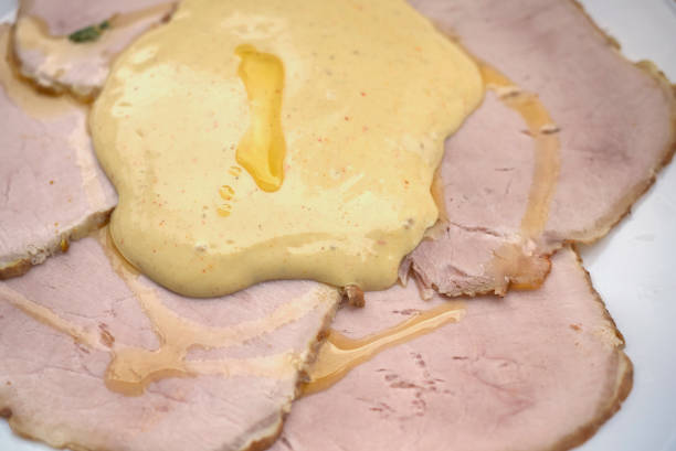 Veal lices with tuna sauce, called vitello tonnato