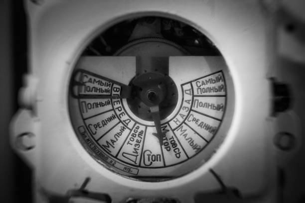 Old submarine gauges Old submarine gauges ironclad stock pictures, royalty-free photos & images