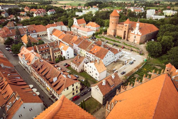 istock Aerial panorama of Reszel 1167054209
