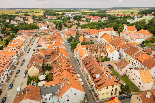 istock Aerial panorama of Reszel 1167054299