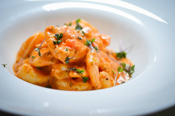 istock saganaki shrimps receipt with fresh tomatoes & basil 1167056560