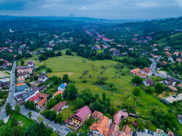 istock Panoramic view of Brasov city 1167056861