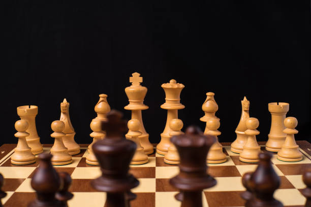 istock Close View to the Pieces an a Chessboard. 1167064554