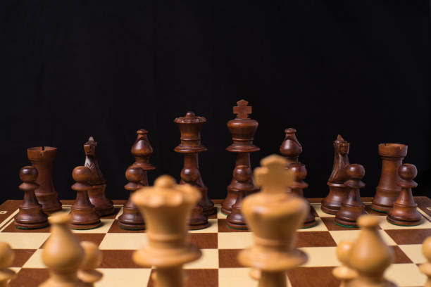 istock Close View to the Pieces an a Chessboard. 1167064560
