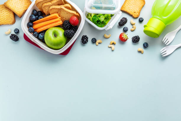 istock Healthy lunch to go packed in lunch box 1167064670