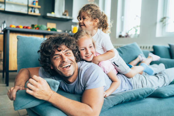 istock Father and children's time 1167076627