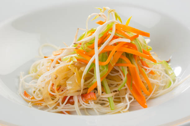 Noodles and veggies.THIS IMAGE IS ONLY AVAILABLE HERE AT ISTOCKPHOTO