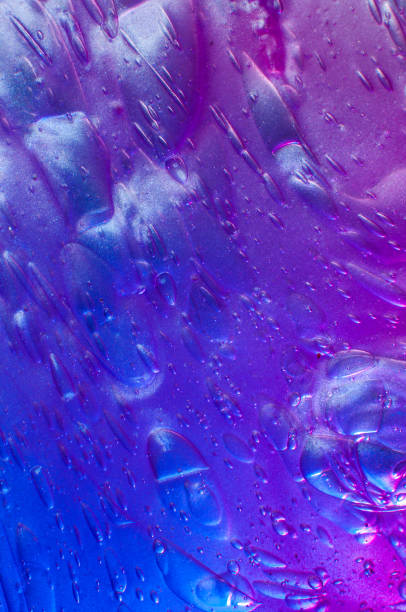 istock Abstract textured neon background transparent slime 1167077123