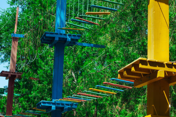 istock Adventure rope park outdoor 1167078299