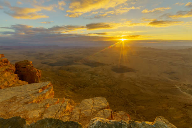 istock Sunrise view of Makhtesh (crater) Ramon 1167079945