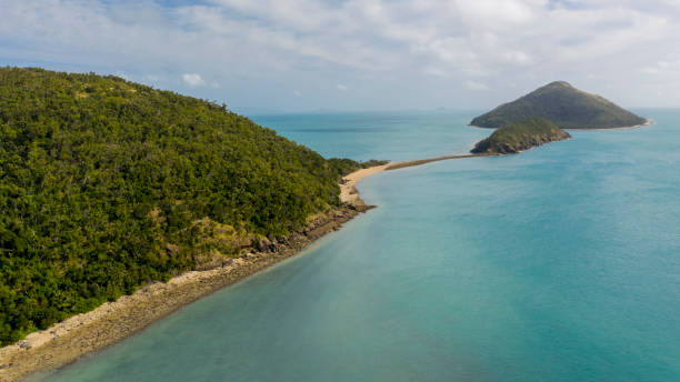 istock Aerial view of tropical islands, reef and beaches 1167082973