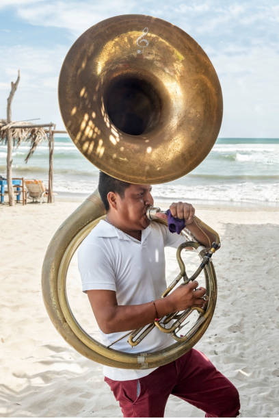 istock Musician man playing the tuba 1167083221