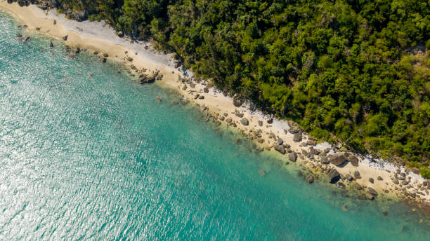 istock Aerial view of tropical islands, reef and beaches 1167083392