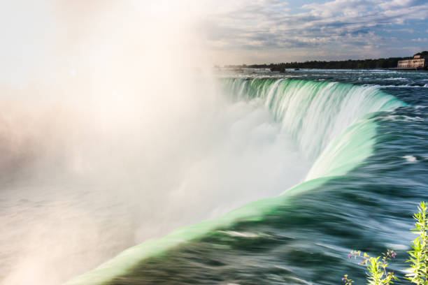 First Light on Niagara Falls-2 stock photo