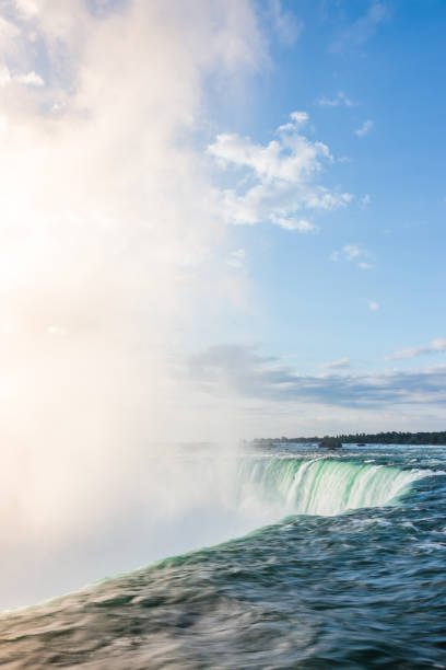 First Light on Niagara Falls-3 stock photo