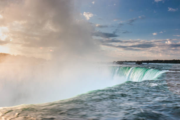 First Light on Niagara Falls-6 stock photo