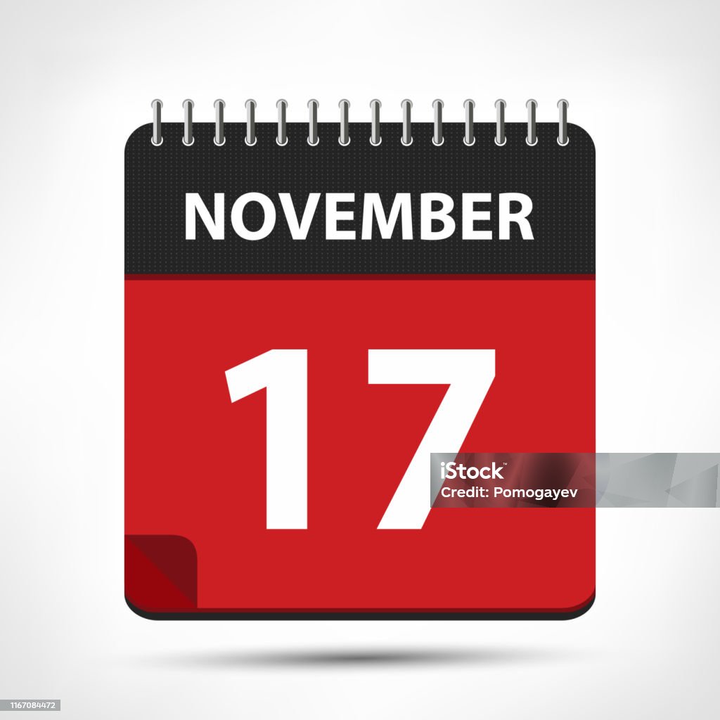 November 17 Calendar Icon Calendar Design Template Stock Illustration november-17-calendar-icon-calendar-design-template-stock-illustration