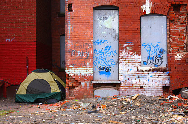 Slum Ghetto run down stock pictures, royalty-free photos & images