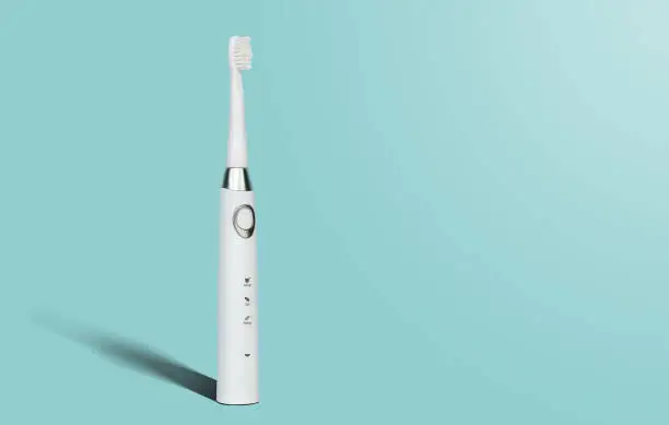 Caring for teeth, modern methods of removing calculus from teeth. Electric toothbrush.