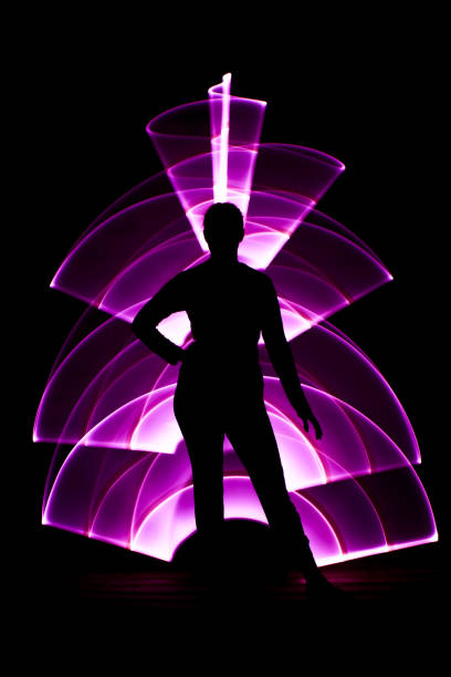 istock Silhouette of a woman in front. 1167091817