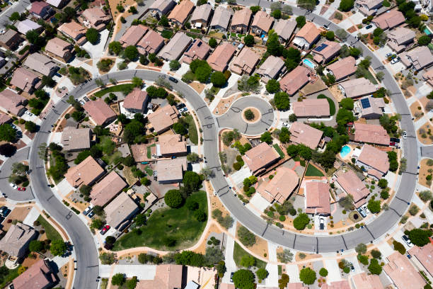 istock Birds Eye View of Housing Development 1167098414