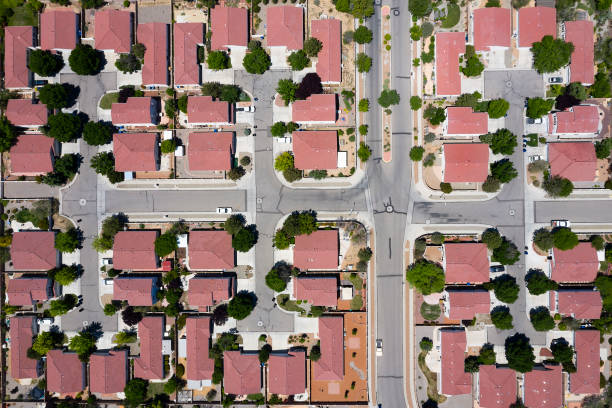 istock Aerial View of Suburban Development 1167098479